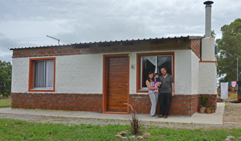 Entrega de viviendas de MEVIR en Tala, Canelones