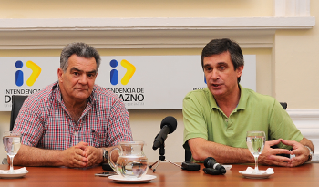 Intendente de Durazno, Carmelo Vidalín, y director de OPP, Álvaro García. Intendente de Durazno, Carmelo Vidalín, y director de OPP, Álvaro García.