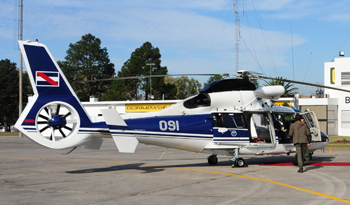 El helicóptero sanitario basado en el aeropuerto de Santa Bernardina comenzará a operar en enero El helicóptero sanitario basado en el aeropuerto de Santa Bernardina comenzará a operar en enero