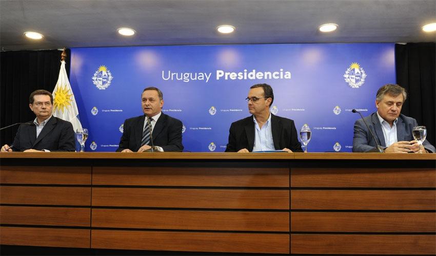 Rodrigo Ferrés, Álvaro Delgado, Pablo Bartol y Omar Paganini Rodrigo Ferrés, Álvaro Delgado, Pablo Bartol y Omar Paganini