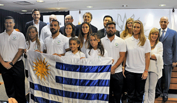 Delegación de deportistas uruguayos que viajarán a China Delegación de deportistas uruguayos que viajarán a China
