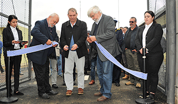 Autoridades en la inauguración de la cárcel de Florida Autoridades en la inauguración de la cárcel de Florida