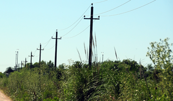 Tendido eléctrico en medio rural Tendido eléctrico en medio rural