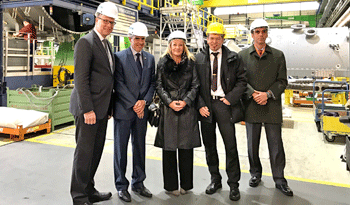 Ministra Carolina Cosse en empresa SIEMENS de Alemania Ministra Carolina Cosse en empresa SIEMENS de Alemania