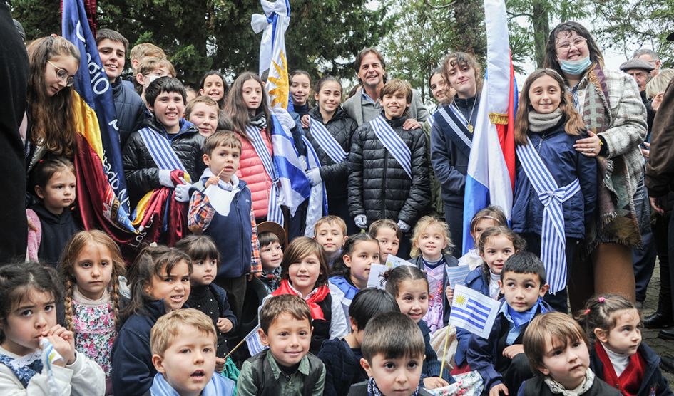 Lacalle Pou en Los Cerrillos