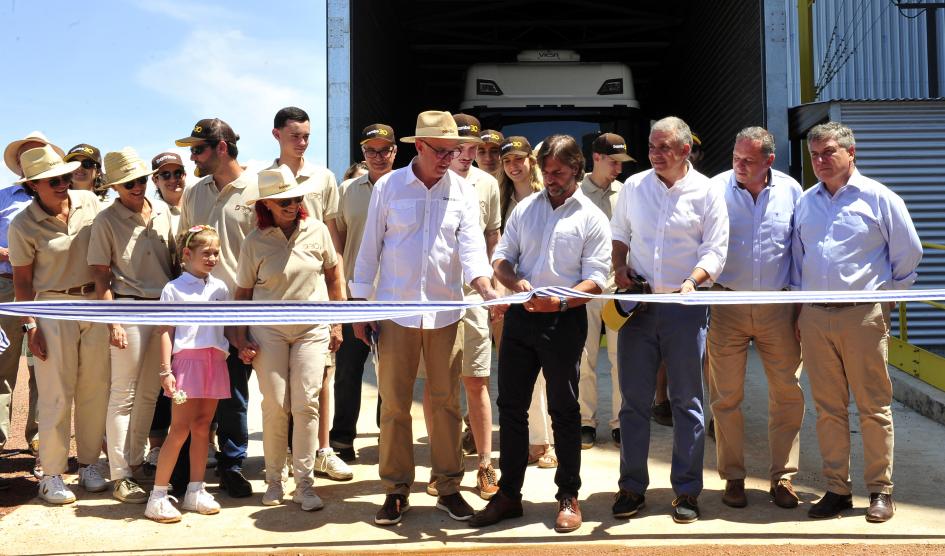 Lacalle Pou en inauguración