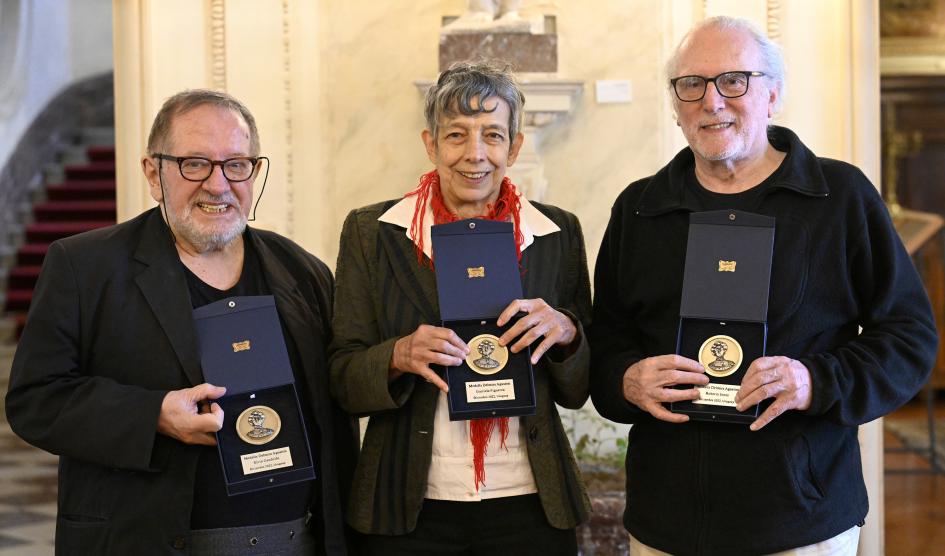 Destacados con medalla Delmira Agustini