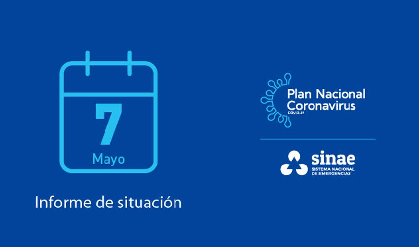 calendario indica 7 de mayo