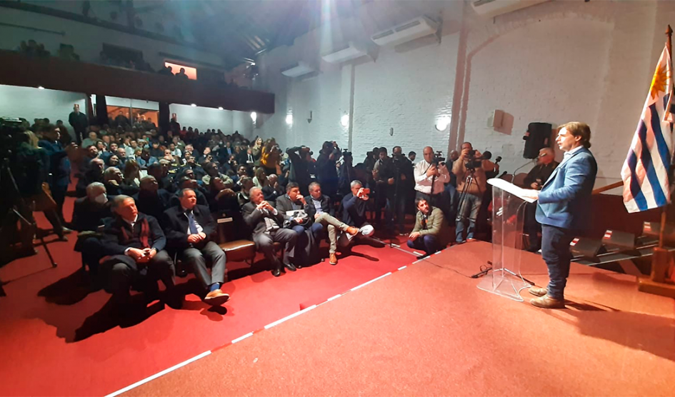 Lacalle Pou en Colonia