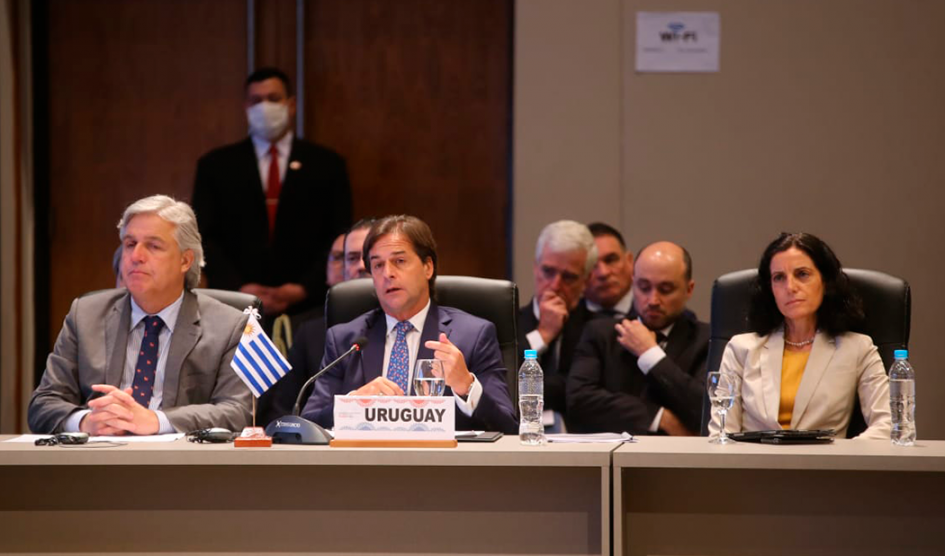 Lacalle Pou en cumbre del Mercosur