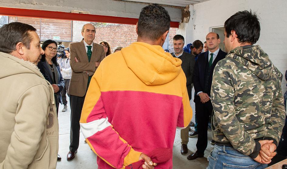 Lema y Abdala en hogar de INAU