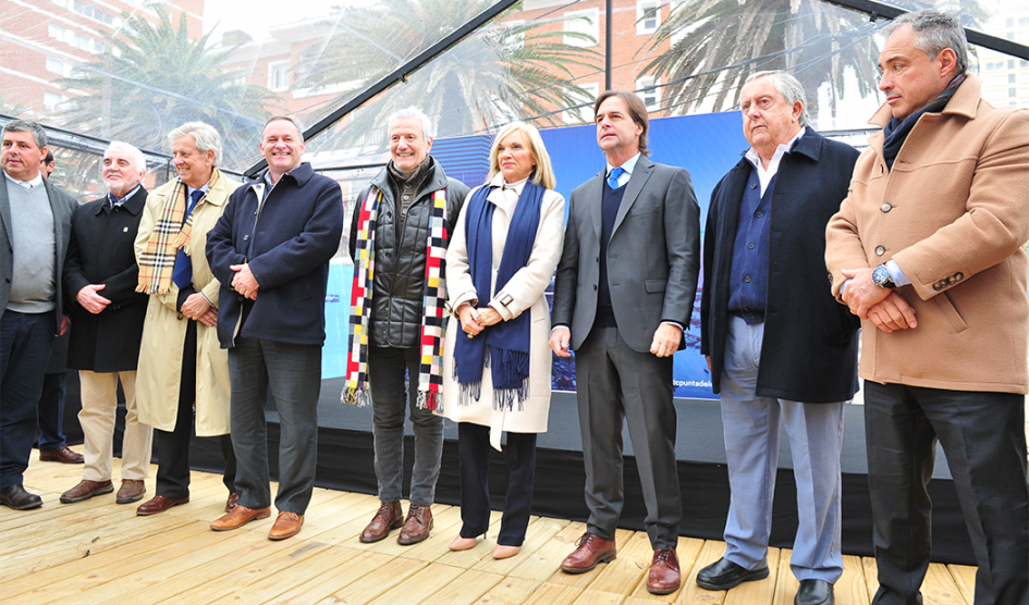 Lacalle Pou en WTC Free Zone Punta del Este