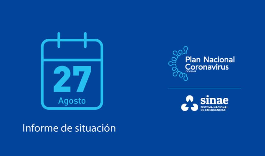 Portada del informe del Sinae Portada del informe del Sinae