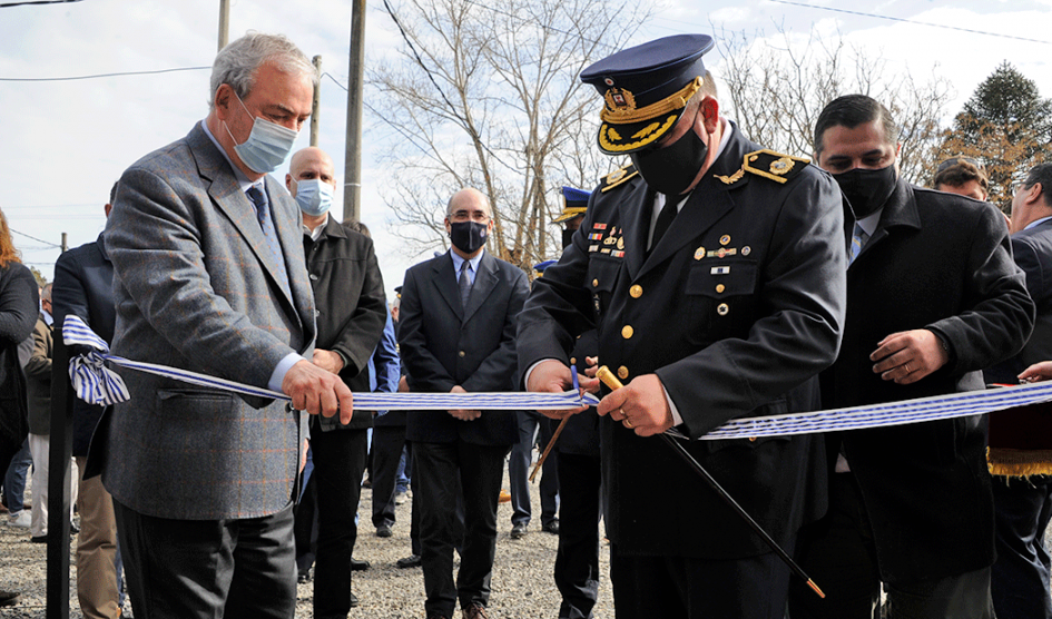 Ministro Heber inaugura nueva base operacional en Parque del Plata Ministro Heber inaugura nueva base operacional en Parque del Plata
