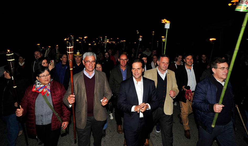 Lacalle Pou en Colonia La Paz