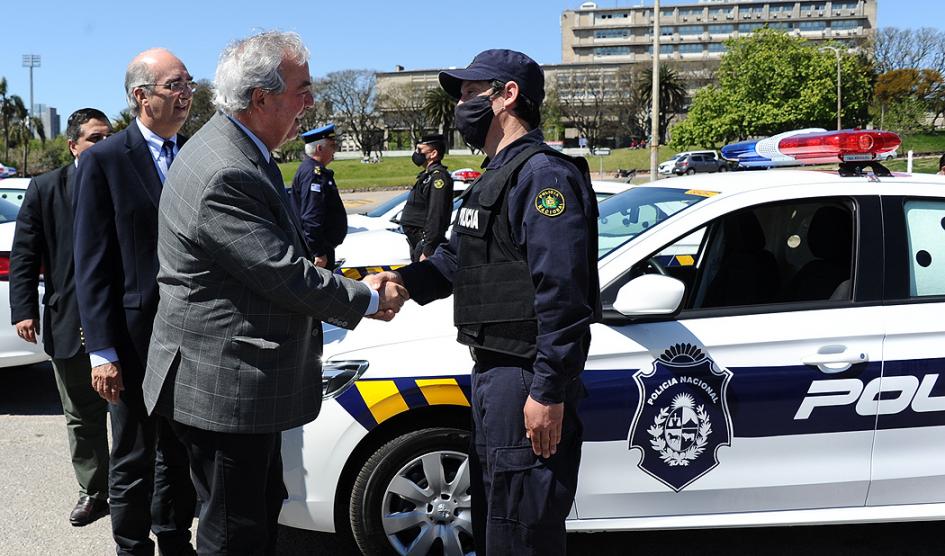 Heber con efectivo policial