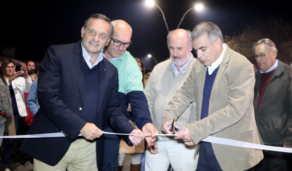 ÁLvaro Delgado en inauguración en Treinta y Tres