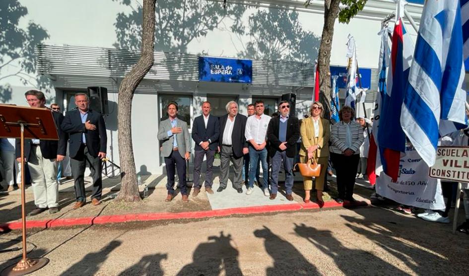 Lacalle Pou en Villa Constitución