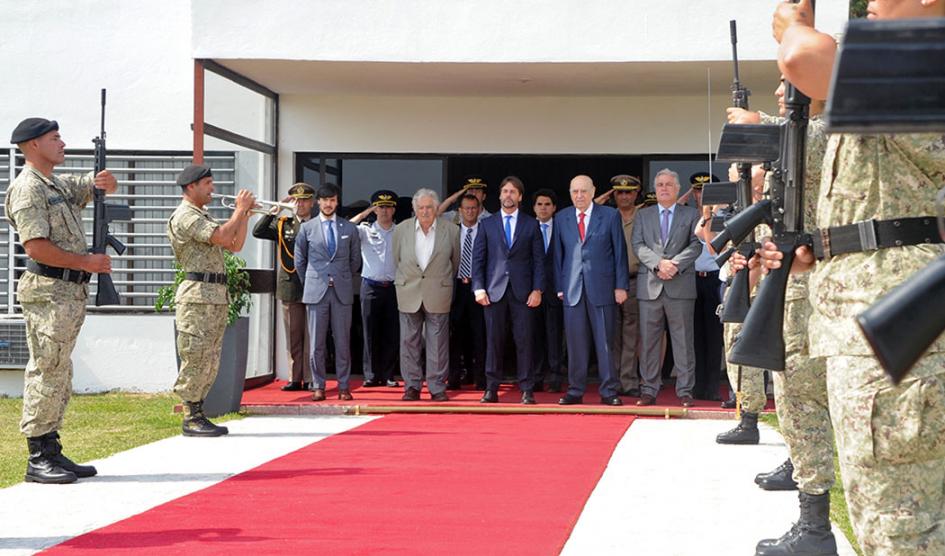 Lacalle Pou con expresidentes