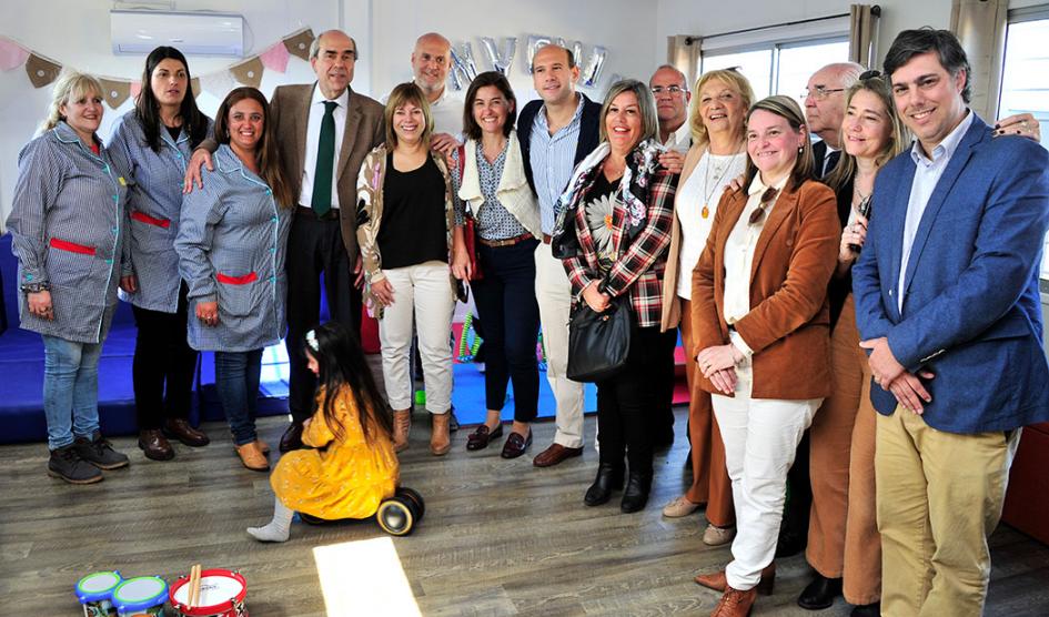 Inauguración de casa comunitaria en Aguas Corrientes