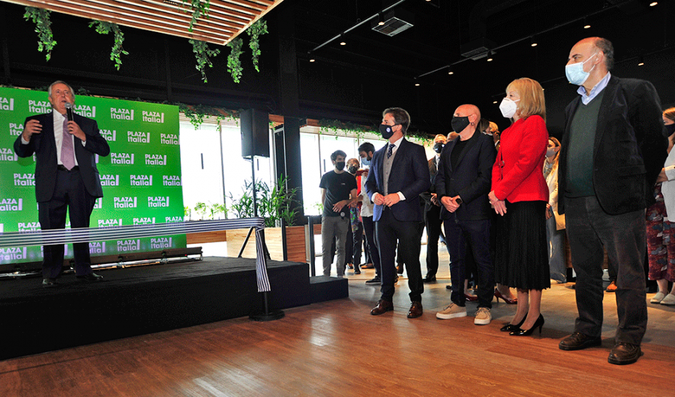 Lacalle Pou en inauguración de nueva planta del shopping Bella Italia Lacalle Pou en inauguración de nueva planta del shopping Bella Italia