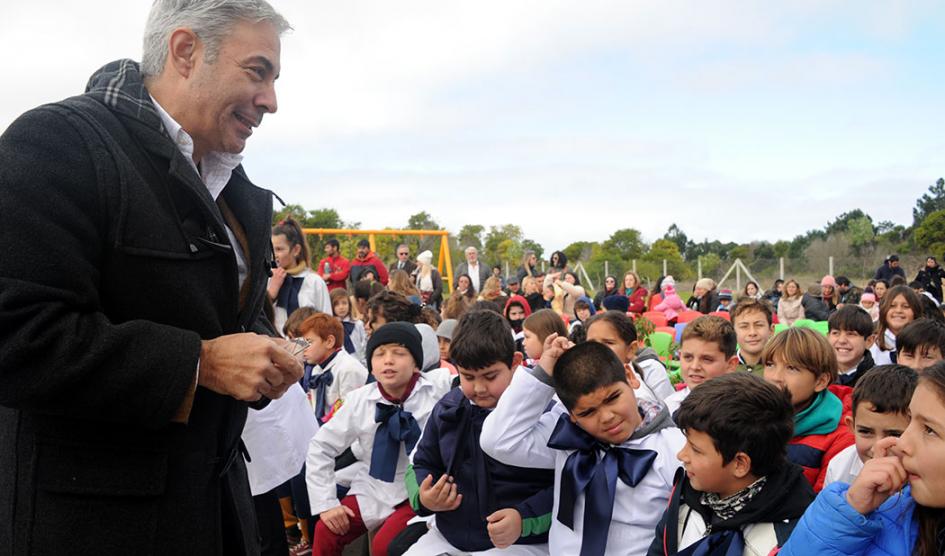 Silva con escolares