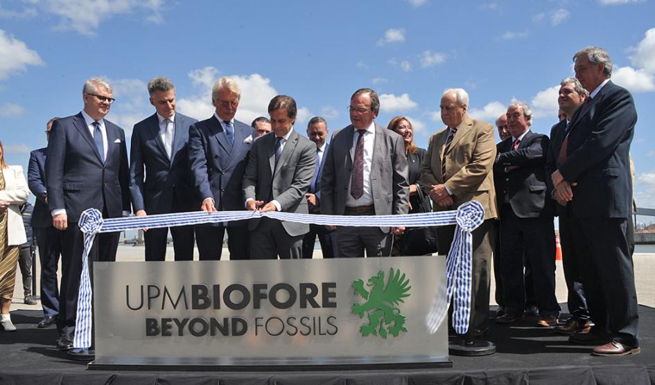 Lacalle Pou inauguró terminal UPM