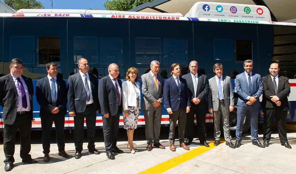 Presidente Lacalle Pou en Cutcsa