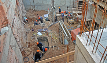 Obreros trabajando