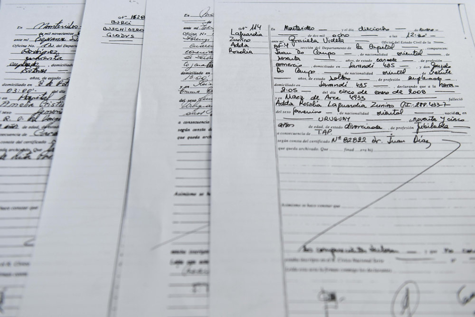 Partidas del Registro Civil