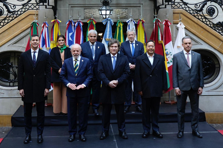 Foto de familia de los presidentes del Mercosur Foto de familia de los presidentes del Mercosur