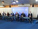 Firma de contrato entre Ministerio de Transporte y empresas privadas para reconstrucción tramos de r