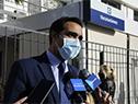 Visita del subsecretario del Ministerio de Salud Pública, José Luis Satdjián por vacunatorio