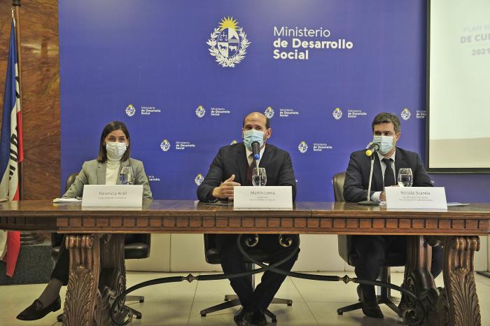 Conferencia de prensa de presentación del Plan Nacional de Cuidados