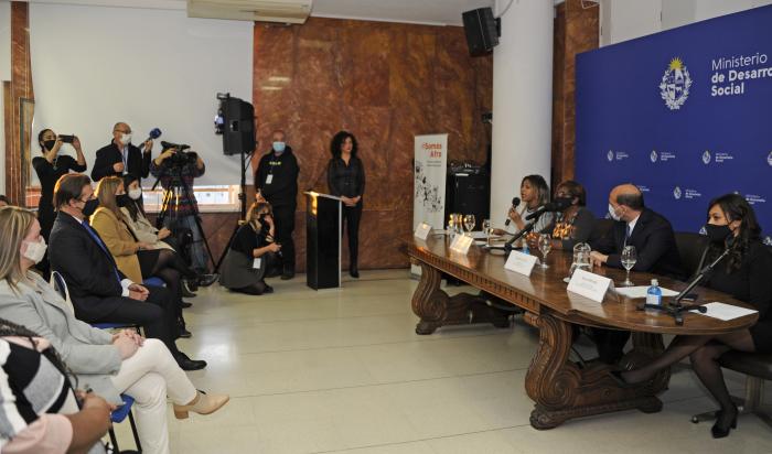 Luis Lacalle Pou en el lanzamiento del mes de las personas afrodescendientes