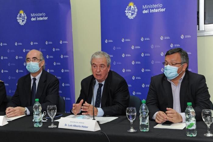 Reunión y conferencia de prensa de autoridades del Ministerio del Interior