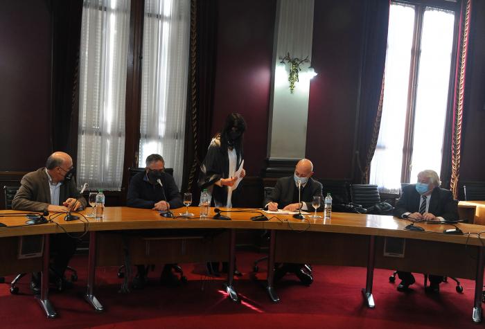 Firma del acuerdo entre Udelar y BPS 