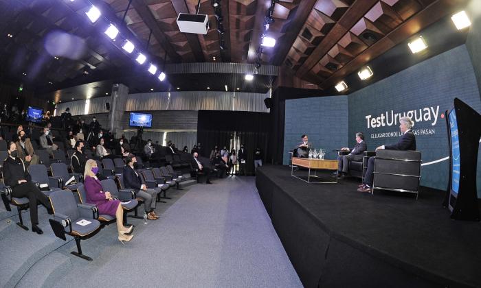 Presidente de la República participó del lanzamiento de Test Uruguay