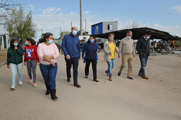 Recorrida del ministro de Desarrollo Social, Martin Lema, por Durazno