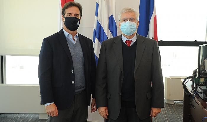 Presidente de la República, Luis Lacalle Pou y Tabaré Viera designado nuevo ministro de Turismo