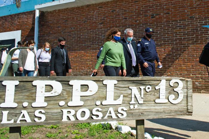 Ministro Heber presenció inauguración de instalaciones en centro penitenciario Las Rosas en Maldonad