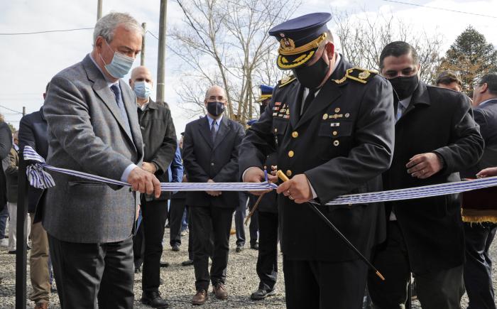 Ministro Heber en inauguración de la Base Zona Operacional V de la Jefatura de Canelones