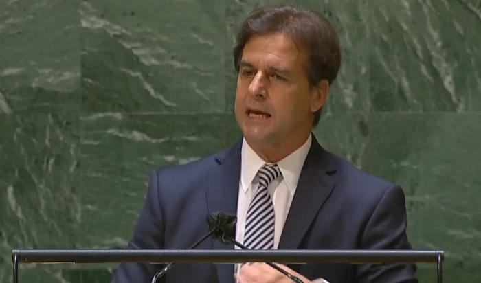 Presidente Luis Lacalle Pout en la 76.ª Asamblea General de las Naciones Unidas
