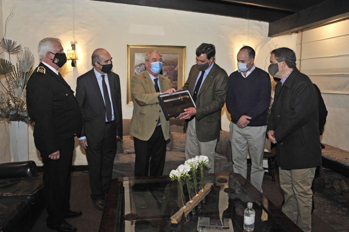 Ministro del Interior, Luis Alberto Heber, se reunió con autoridades de la ARU