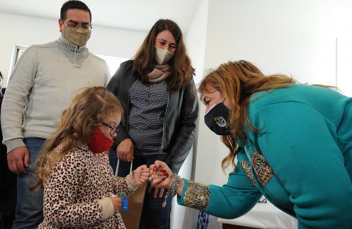 Veinte familias accedieron a soluciones habitacionales en el barrio Goes
