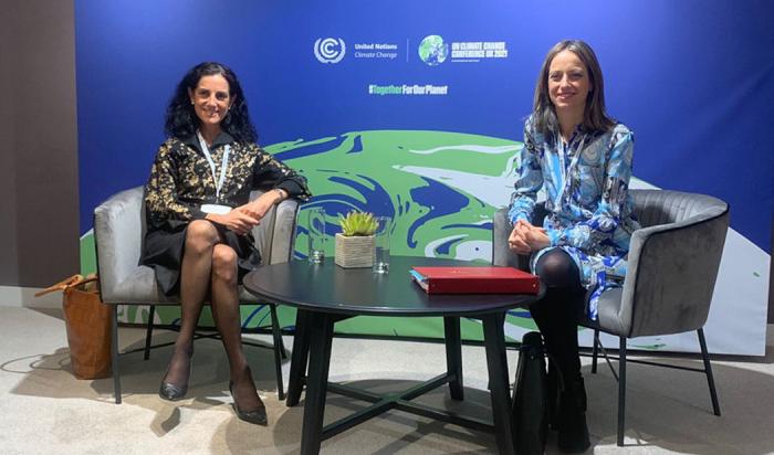Azucena Arbeleche en la 26.ª Conferencia de las Naciones Unidas sobre Cambio Climático