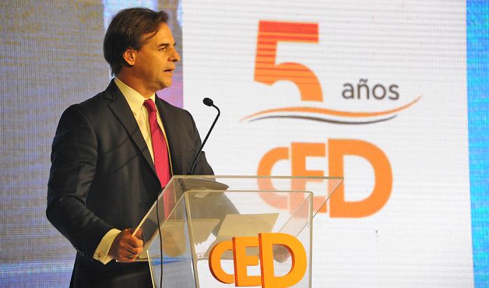 Luis Lacalle Pou disertó en celebración por los cinco años del Centro de Estudios para el Desarrollo