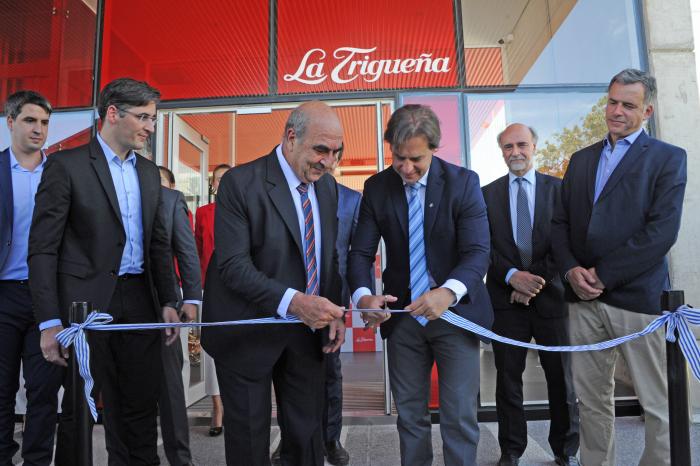 Visita de Lacalle Pou a La Trigueña y las oficinas de UCOT