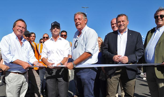 Presidente Lacalle Pou participó en inauguraciones viales en Maldonado