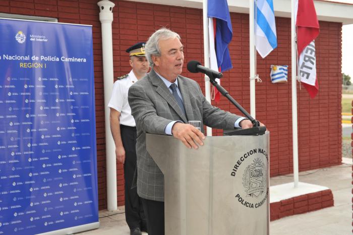 Policía Caminera inauguró base en Empalme Olmos